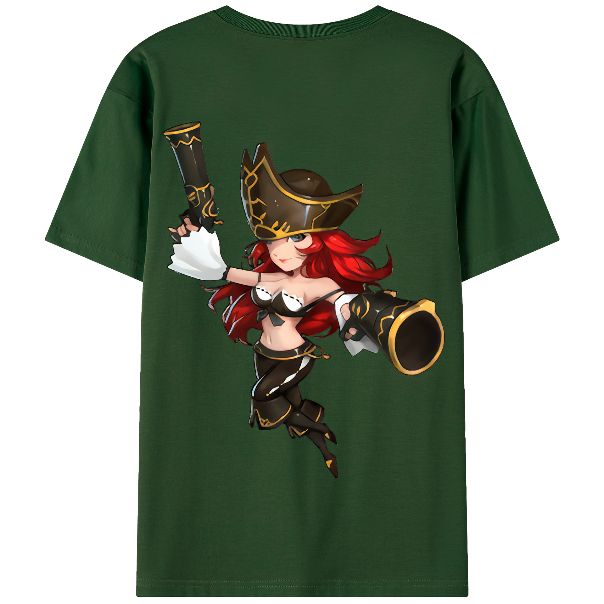 リーグ・オブ・レジェンド League of Legends LOL 綿100％半袖Tシャツ（背面プリント）